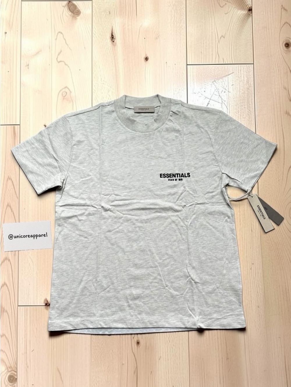 Essentials Fear of God Light Oatmeal T Shirt